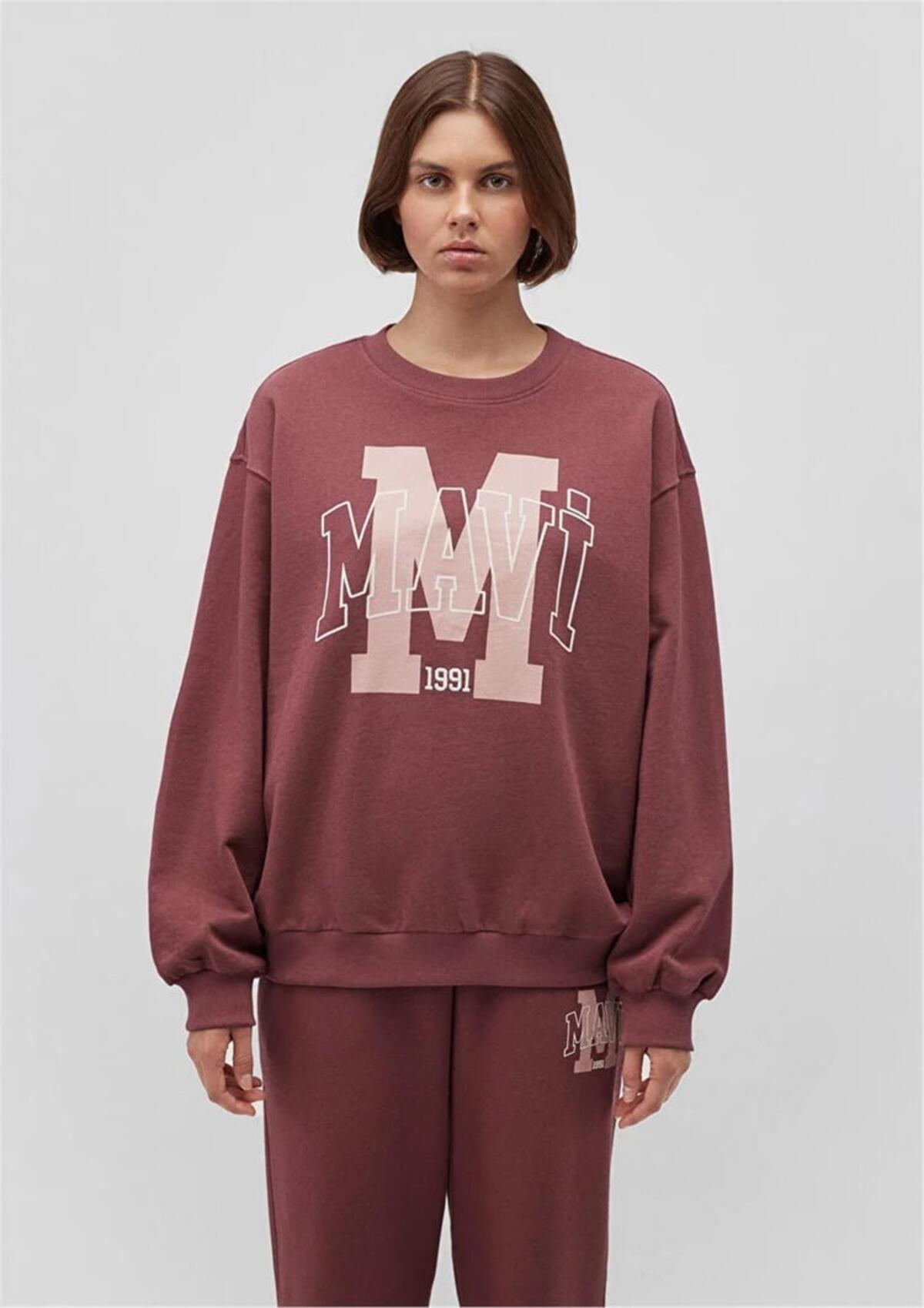 Mavi Sweatshirt M1S10162-70399 Bordo