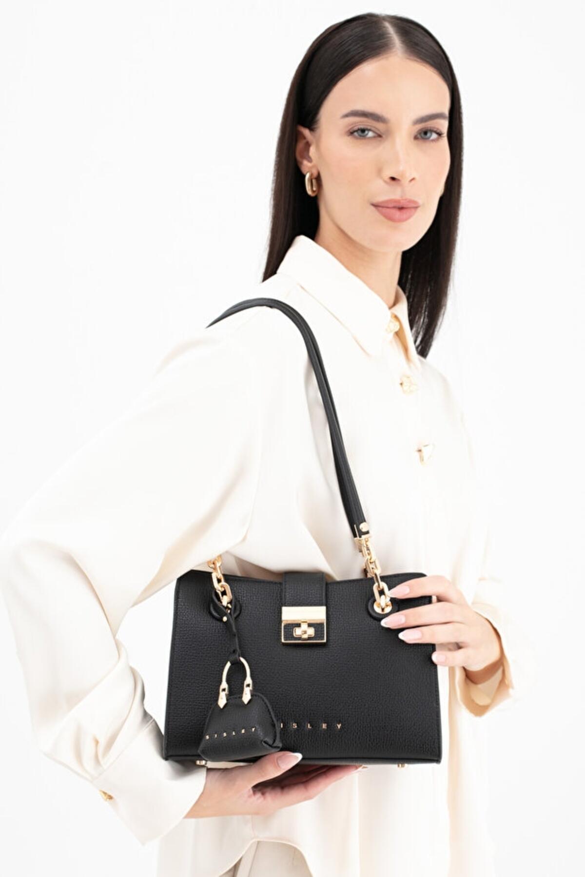 Sisley Kadın Kol Çantası SLY_269 Siyah