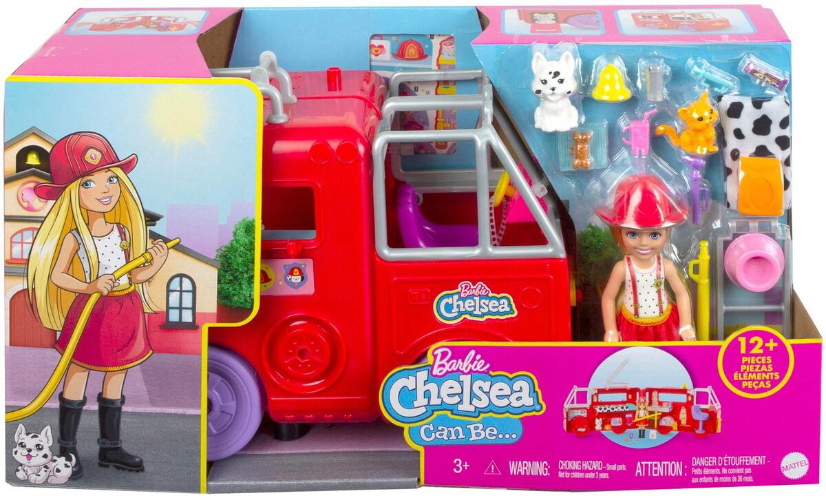 Barbie Chelsea İtfaiye Aracı MTL-HCK73