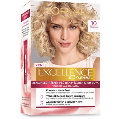 Excellence Saç Boyası No:10 Açık Sarı (Dy)