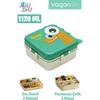Paslanmaz Çelik 1120 Ml Lunchbox Bl10082-S Yeşil