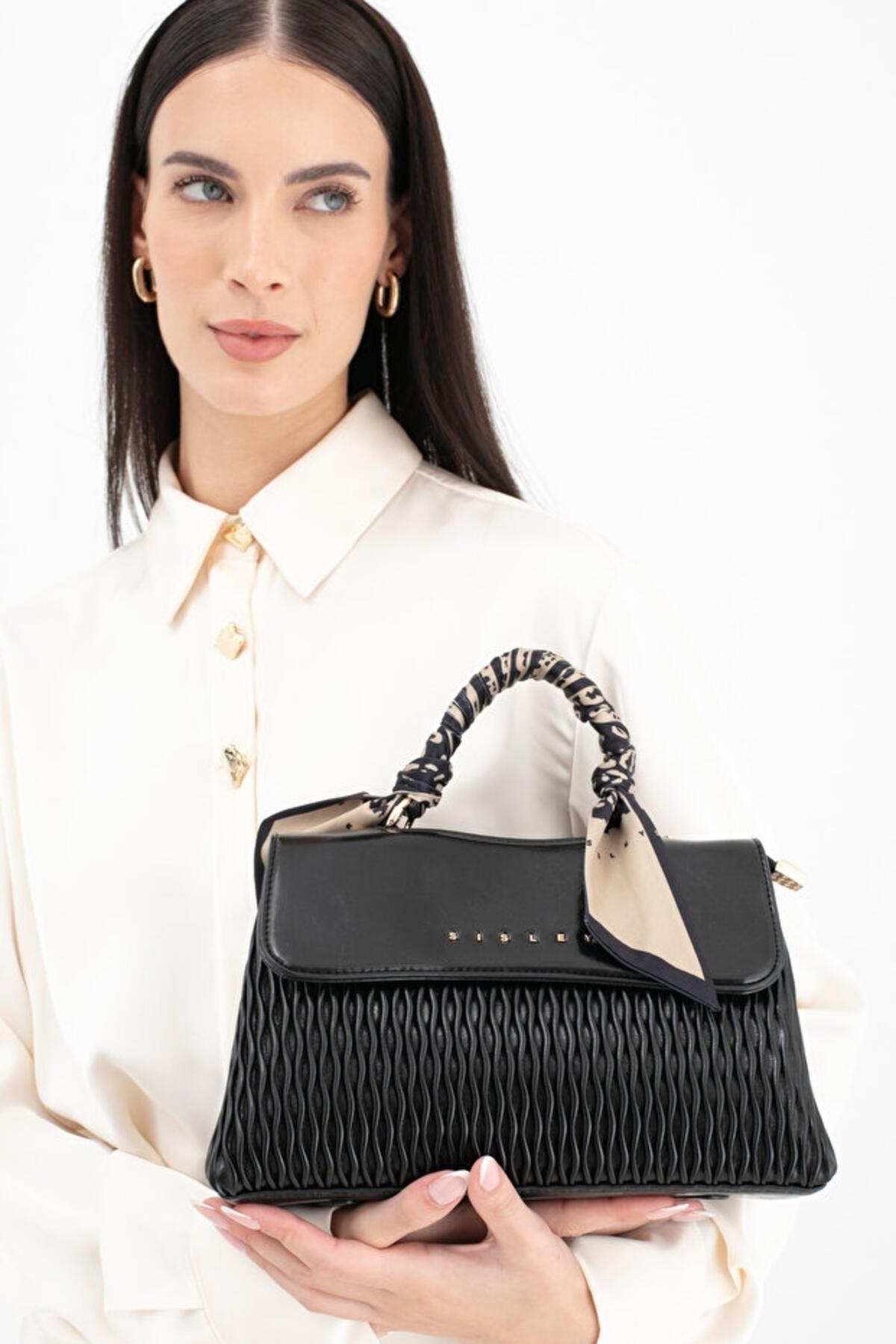 Sisley Kadın Kol Çantası SLY_293 Siyah