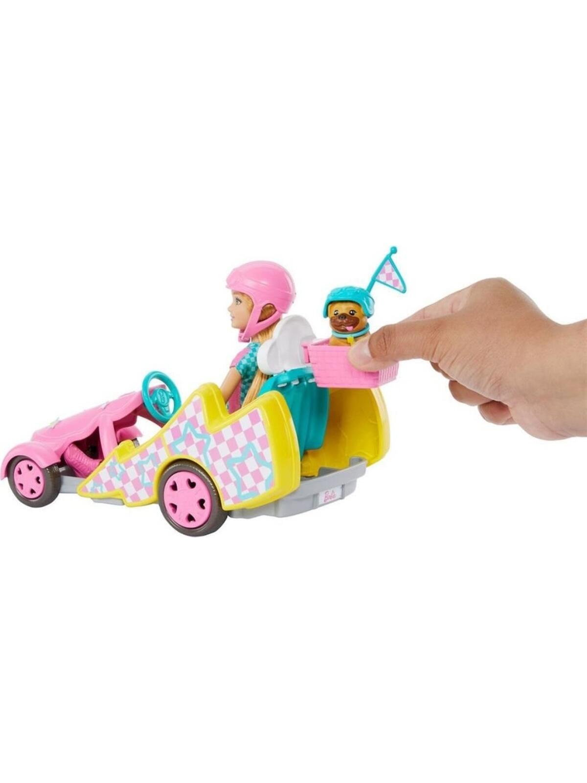 Barbie Stacie Go-Kart Yapıyor Oyun Seti MTL-HRM08