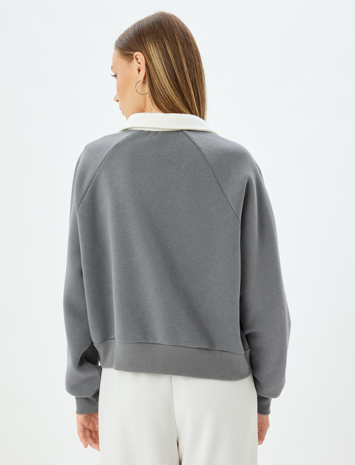 Koton Sweatshirt 5WAL10201IK Antrasit