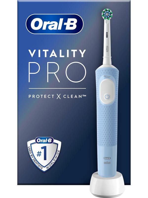 Oral-B Şarjlı Diş Fırçası Vitality Pro Protect X Clean Mavi