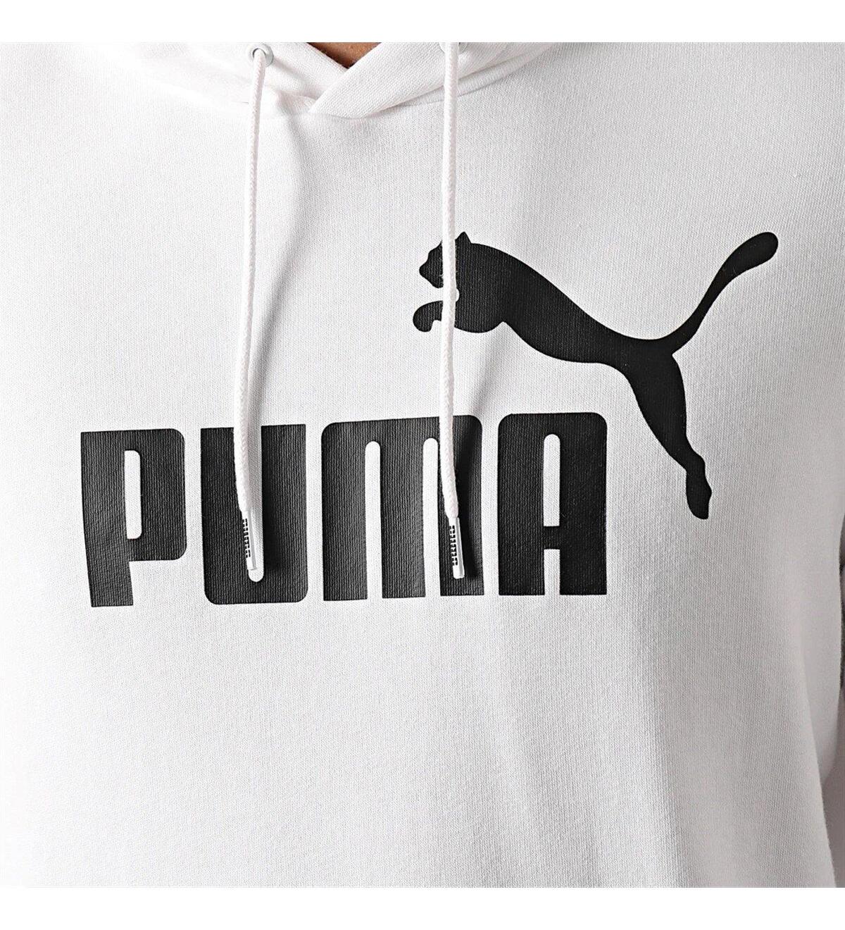 Puma Hoodie Ess Big Logo Tr 586688_02 Beyaz