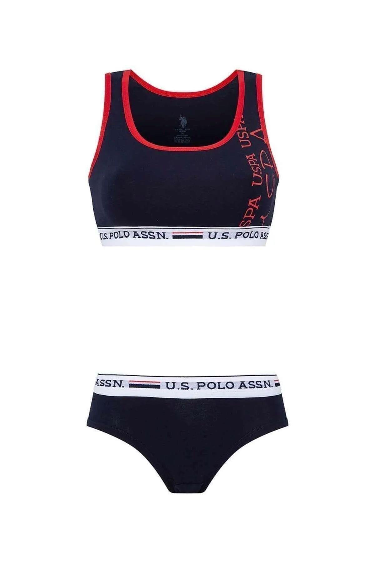 U.S Polo Assn. Büstiyer Şort Takım 66255 Lacivert