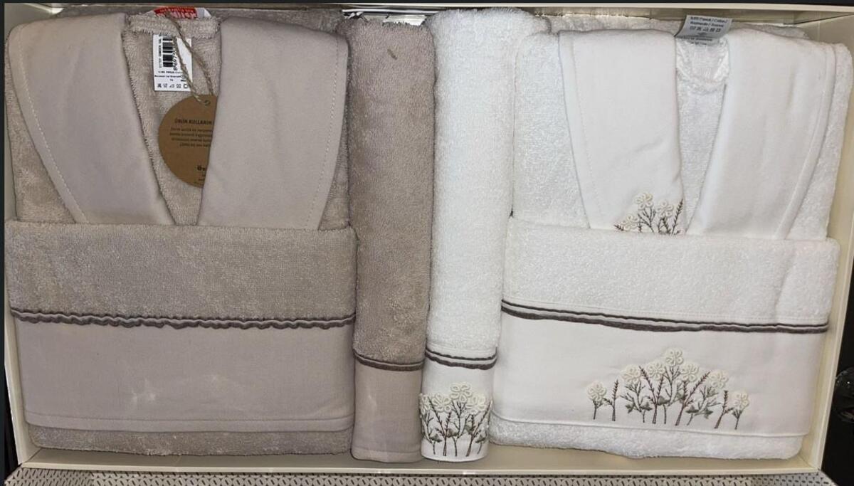Özdilek Aile Seti Ditsy Garden Krem Bej-Bej
