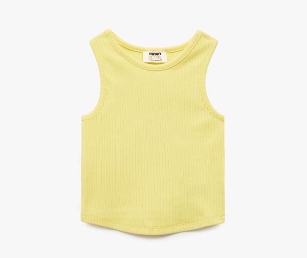 Koton Crop Atlet Kız Çocuk 5SKG30029AK Sarı