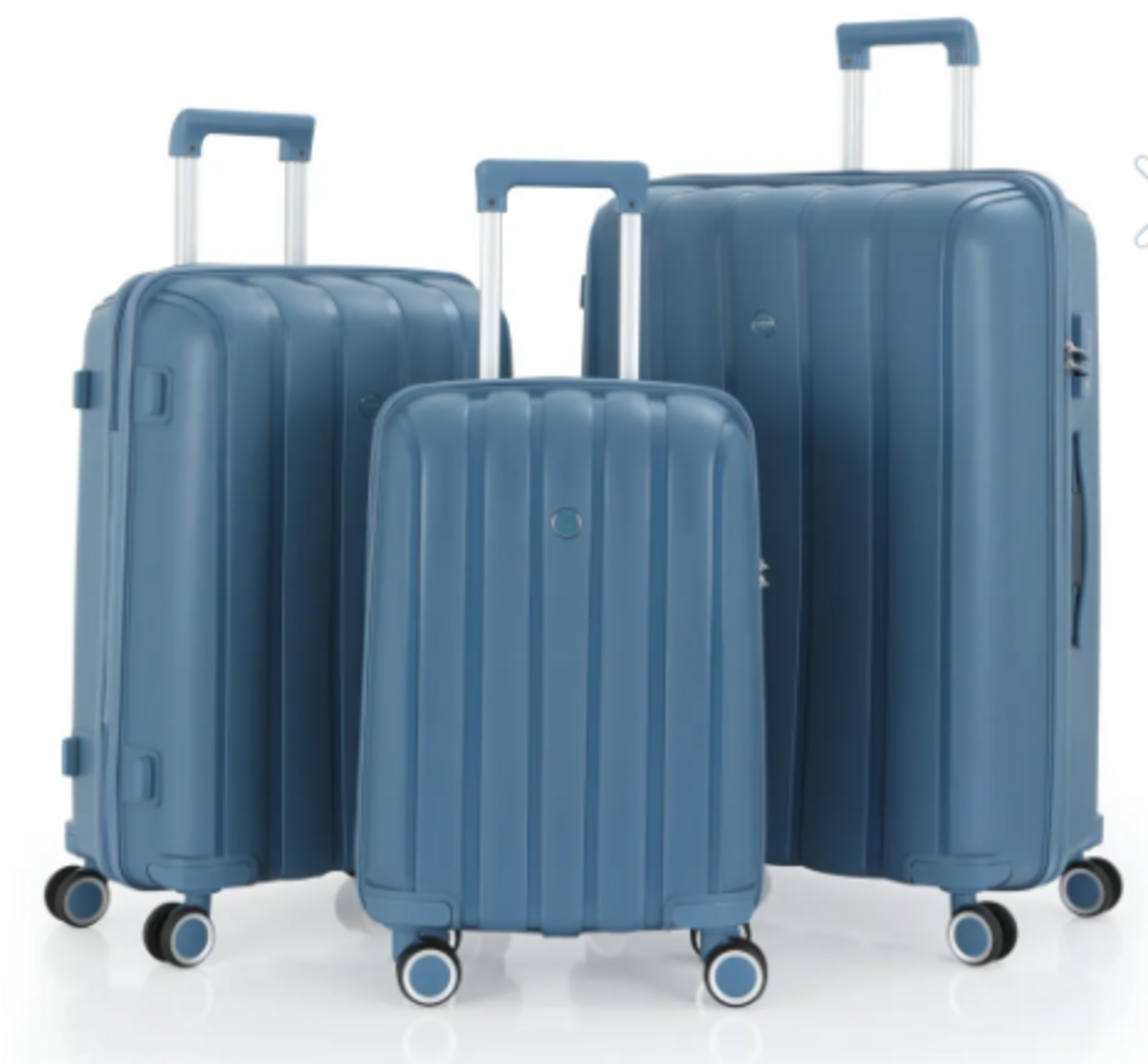 Mçs Pp Valiz V305 Sky Blue Küçük Boy
