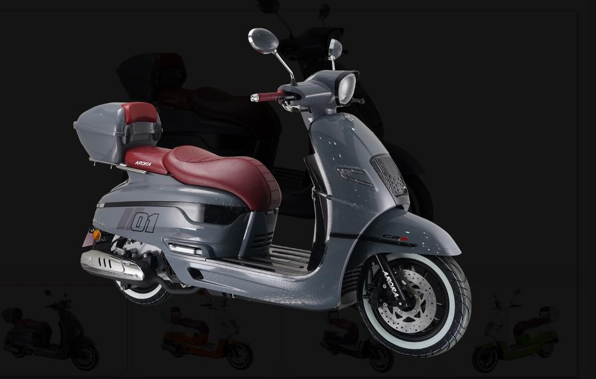 Arora Motosiklet Malibu Pro Nardo Gri