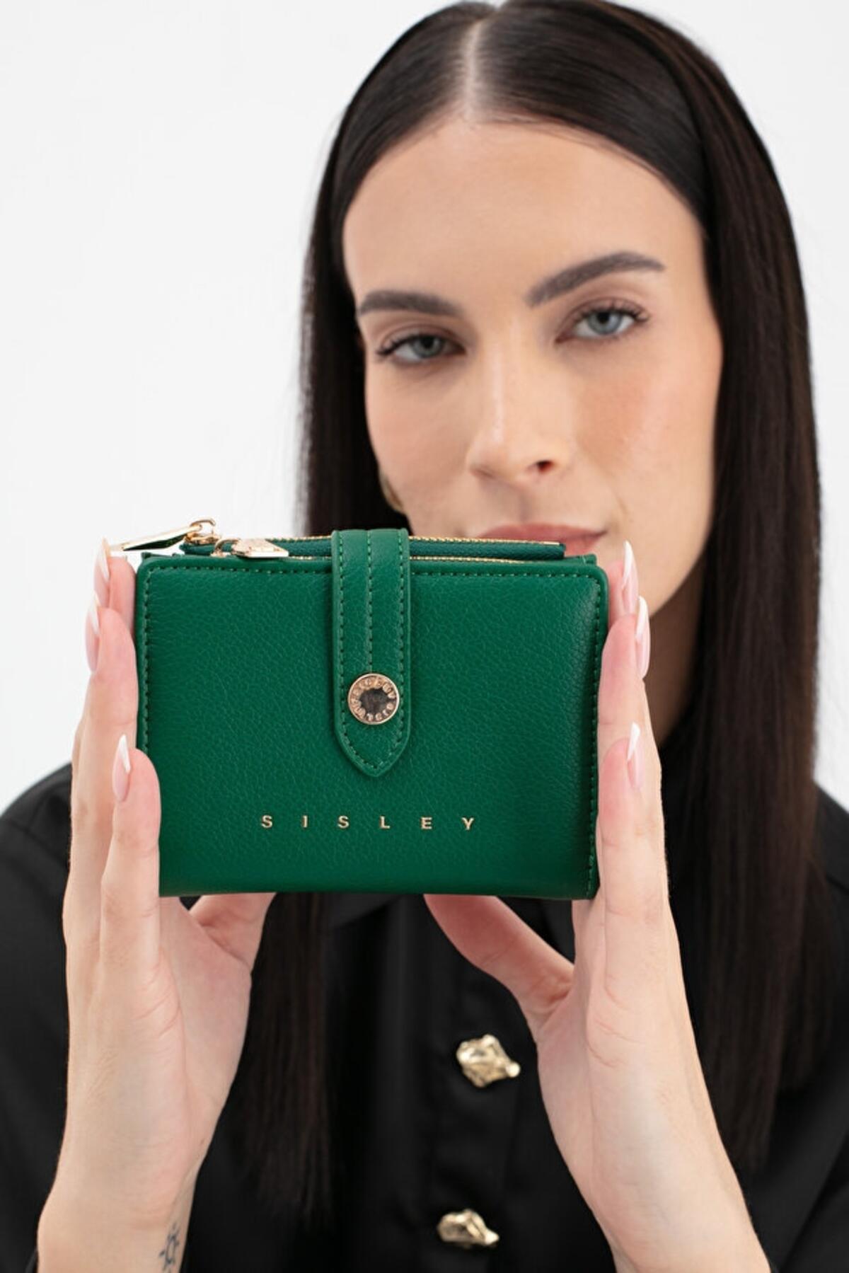 Sisley Kadın Cüzdan SLY_258 Yeşil