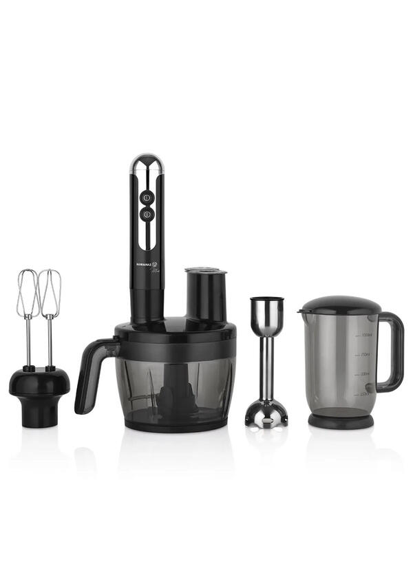 Korkmaz Blender Seti Mia Multi A457-06 Siyah/Krom