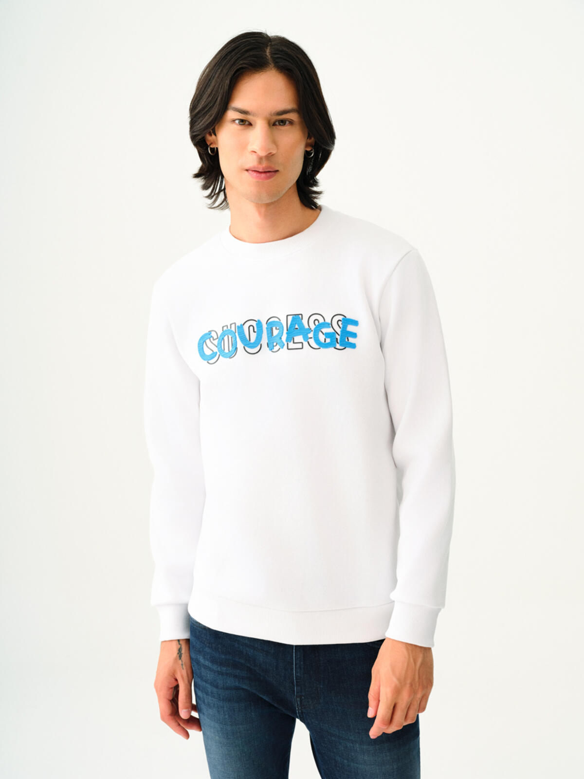 Loft Sweatshirt LF2037307 Beyaz