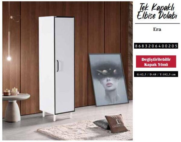 Chancolye Elbise Dolabı 1 Kapaklı Era