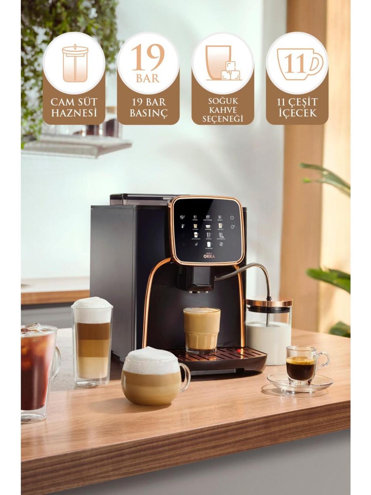 Arzum Kahve Makinesi Espresso Pro Okka Ok0028-04 Bakır