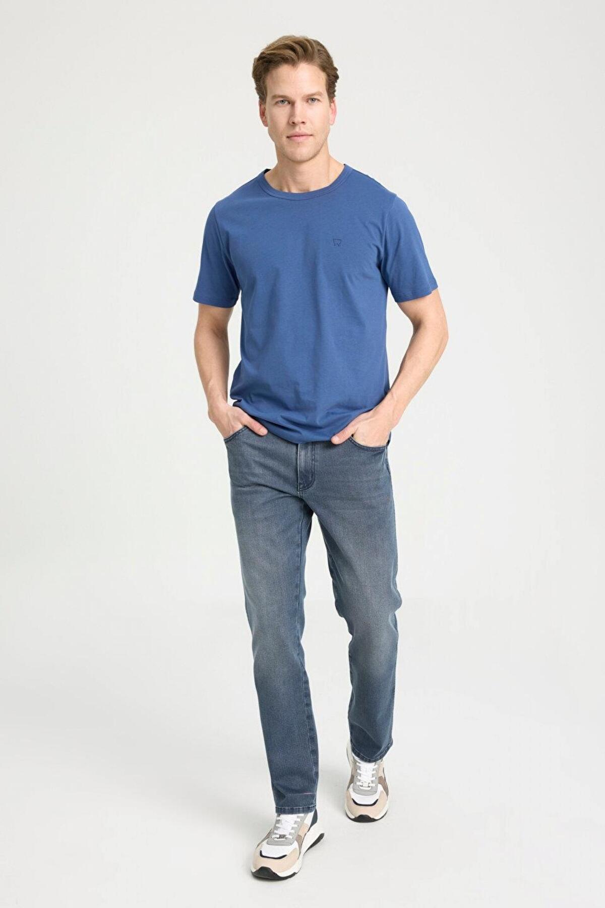 Wrangler Tişört W241575410 Lacivert M
