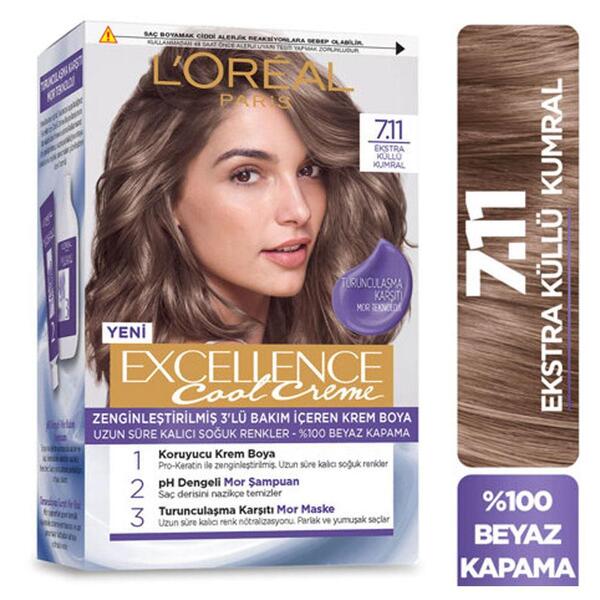 Excellence Saç Boyası Cool No:7.11