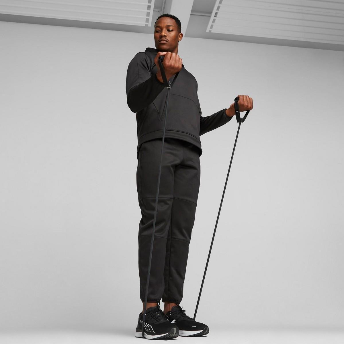 Puma Essential Pwrfleece Hoodie 524228_01 Siyah
