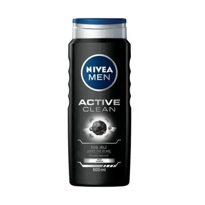 Nivea Men Duş Jeli Active Clean 500Ml (Dy)
