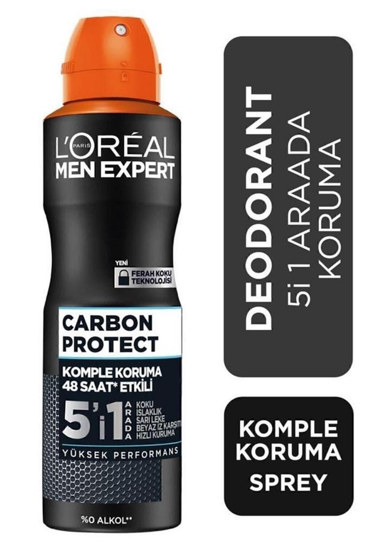 Loreal Men Expert Deodorant Carbon Protect 5 In 1 Koruma 150Ml