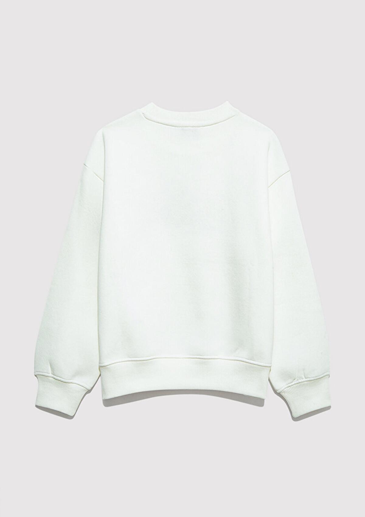 Mavi Sweatshirt Kız Çocuk M7S10169-70057 Ekru