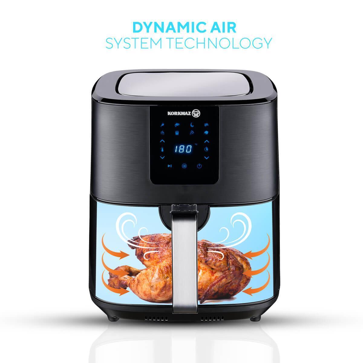 Korkmaz Fritöz Airfryer Max 6.5Lt A888