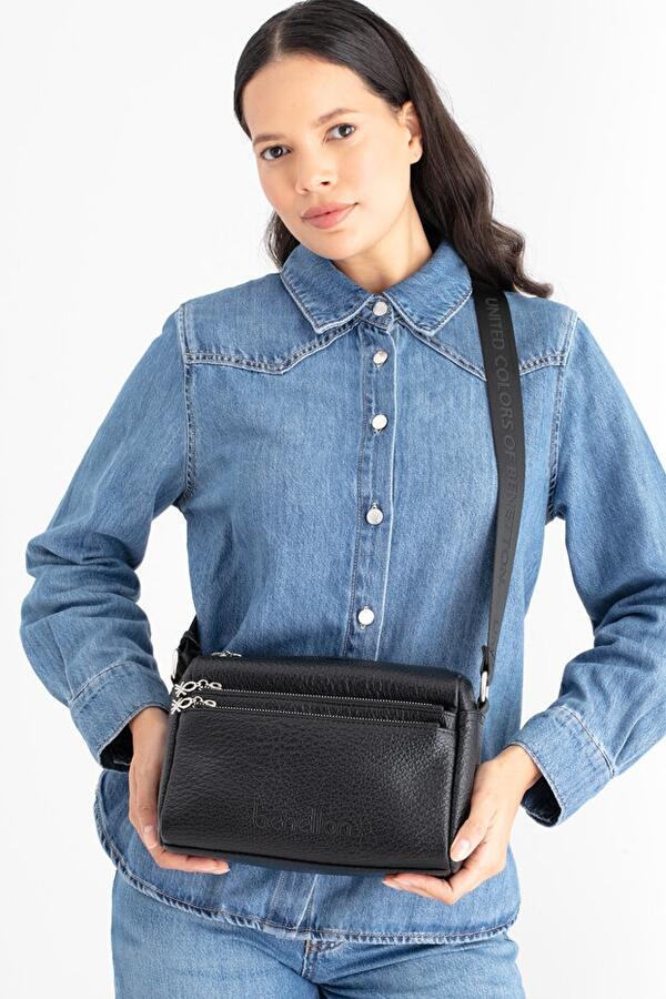 United Colors Of Benetton Kadın Kol Çantası BNT_1692 Siyah