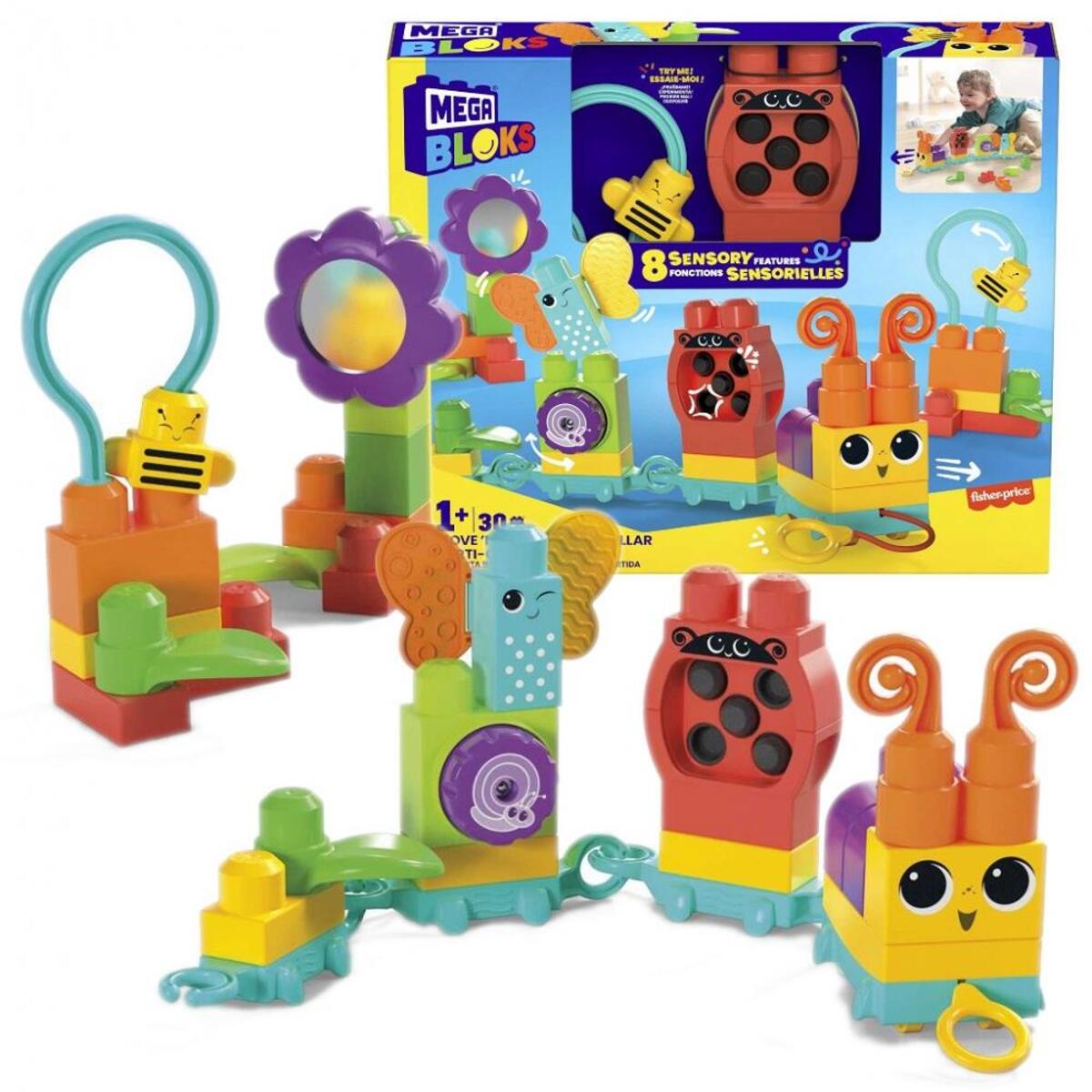 Mega Bloks Hareketli Duyusal Gelişim Tırtılı MTL-HKN44