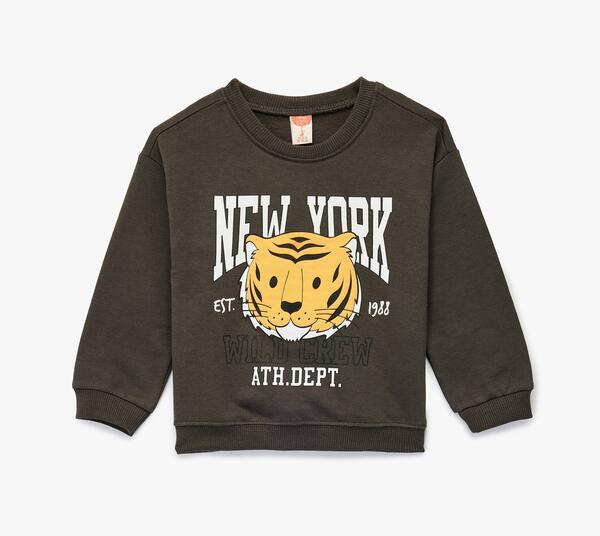 Koton Sweatshirt Erkek Bebek 6WMB10085TK Antrasit