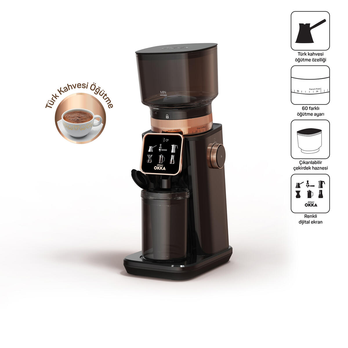 Arzum Kahve Öğütücü Okka Master Grind Ok0044-04