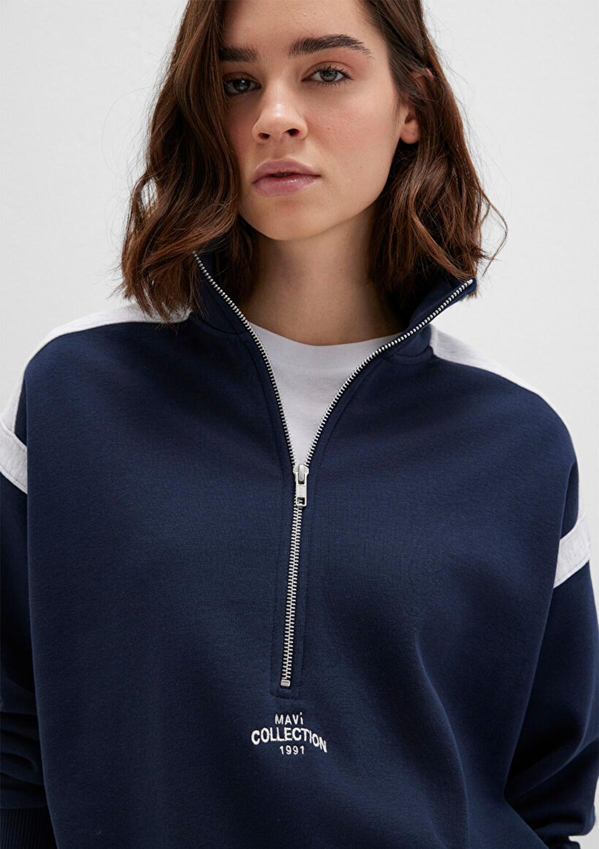 Mavi Sweatshirt M1S10360-32184 Lacivert