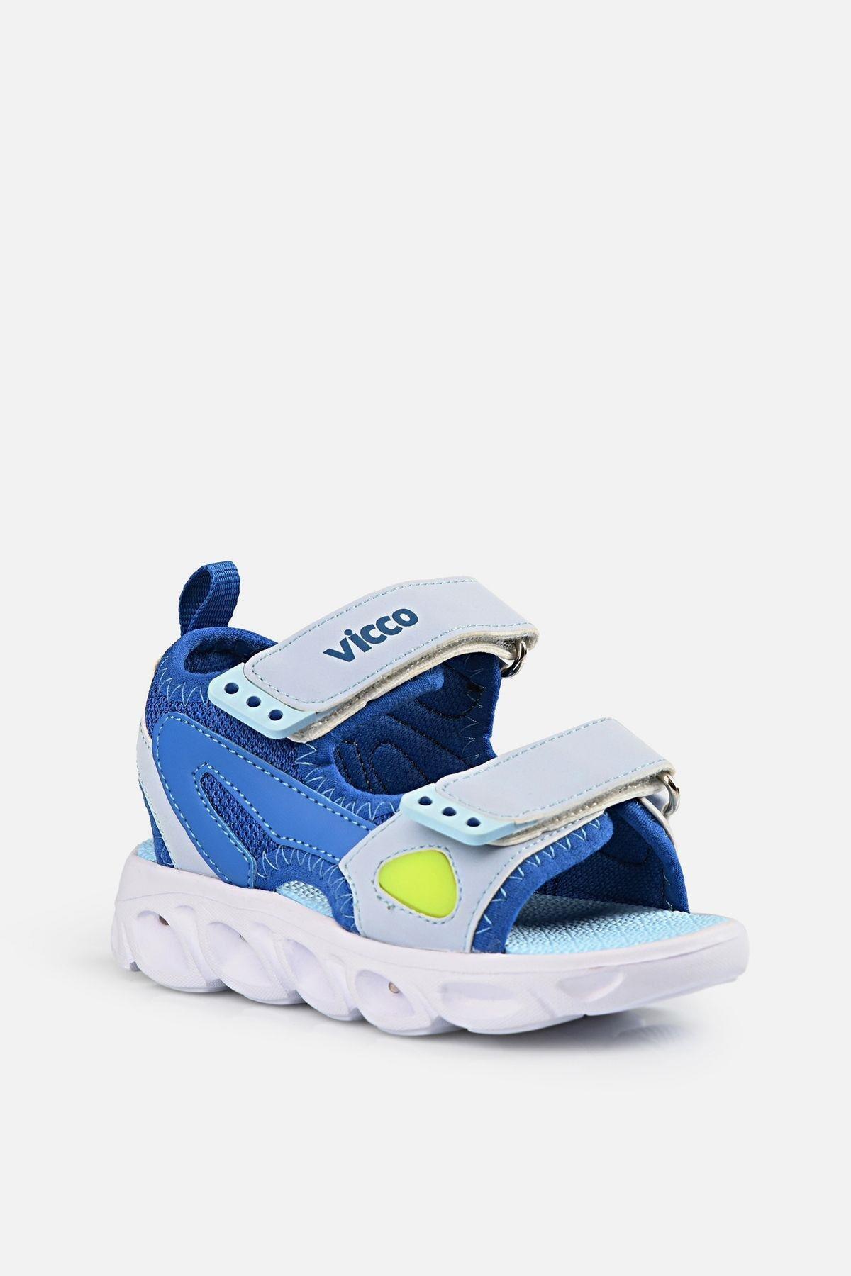 Vicco Kız Bebe Sandalet Roy 332.B21Y.188 Saks Mavi