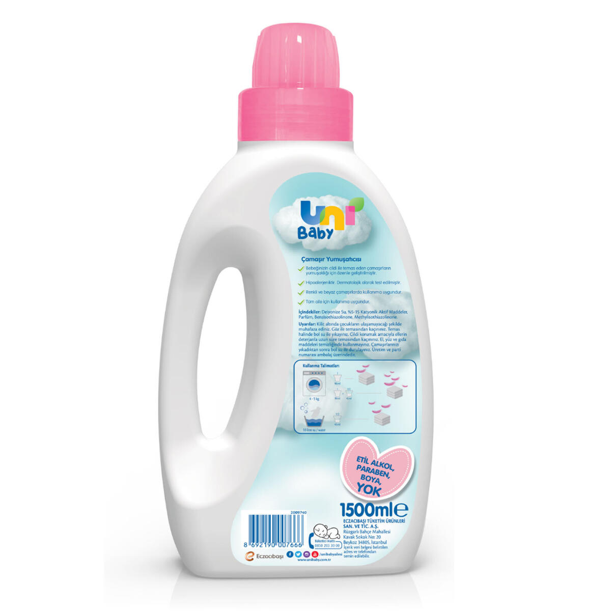Uni Baby Çamaşır Yumuşatıcı 1500Ml