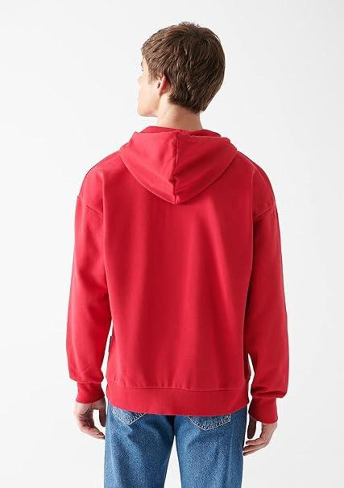 Mavi Sweatshirt M0610062-70468 Kırmızı