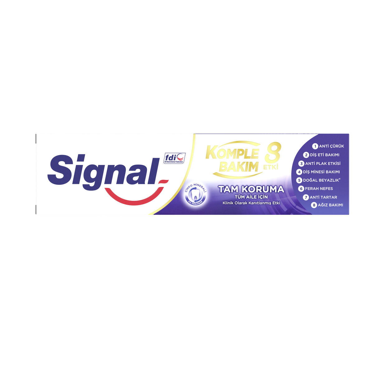 Signal Diş Macunu Komple Bakım 8 Etki Tam Koruma 75Ml