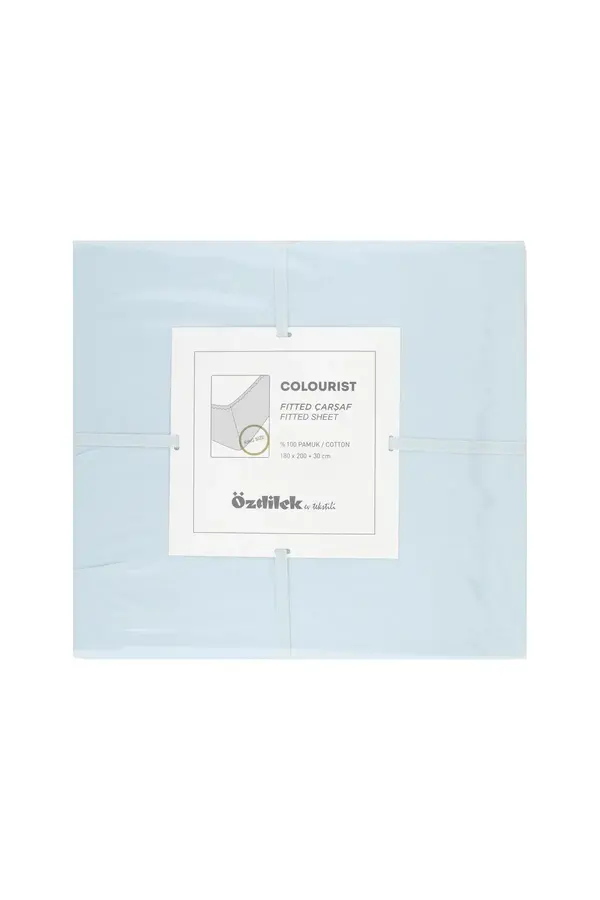 Özdilek Çarşaf Fitted 100*200 Colourıst Aqua