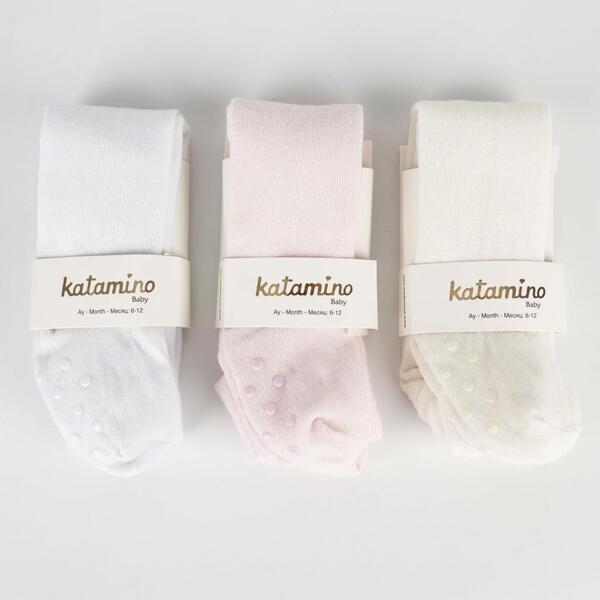 Katamino Külotlu Çorap Kız Bebek Alara K38037 6-12