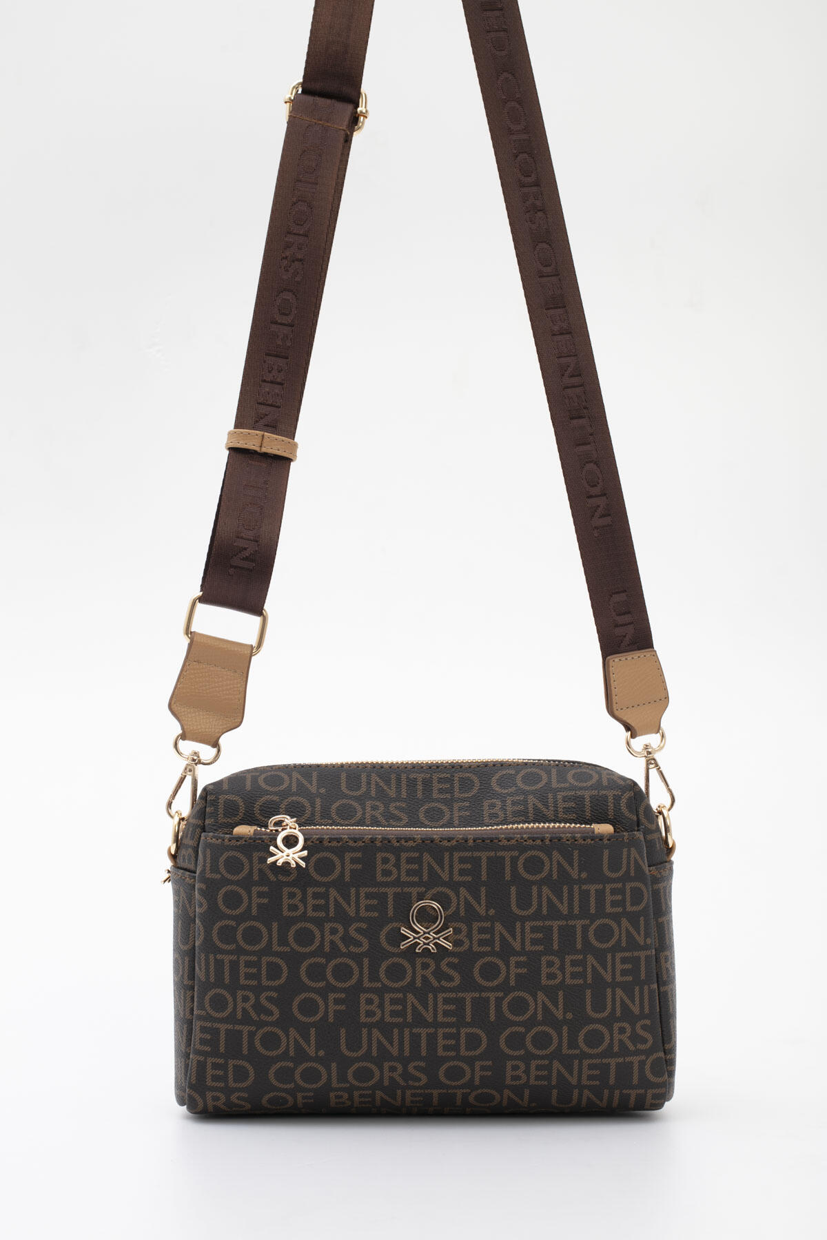 United Colors Of Benetton Kadın Çapraz Çanta BNT_1763 Kahve-A.Camel