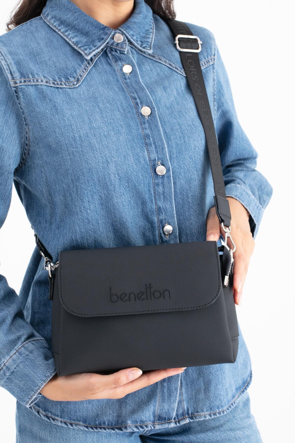 United Colors Of Benetton Kadın Kol Çantası BNT_1677 Siyah