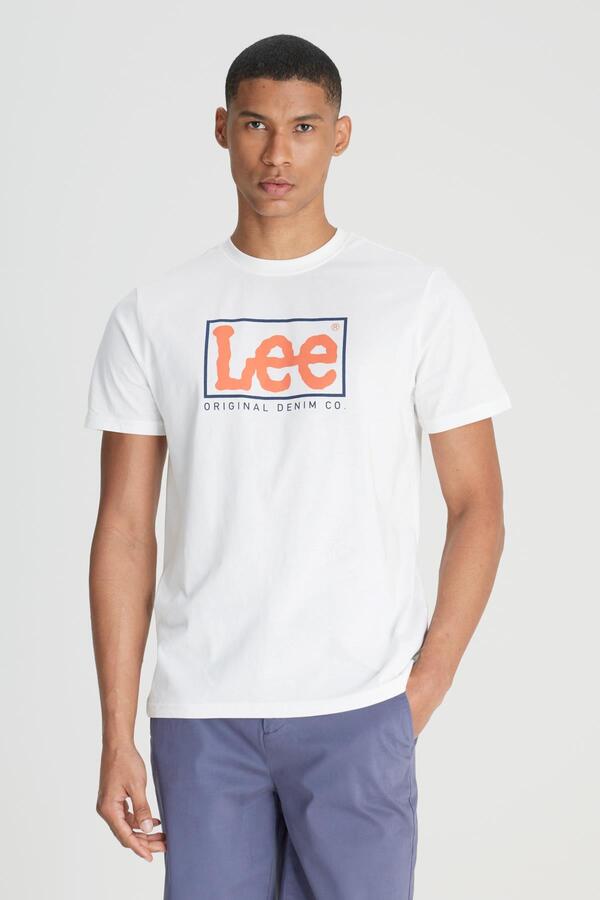 Lee Tişört L68TYSMK Kırık Beyaz XL