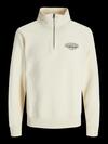 Jack&Jones Sweatshirt 12278608 Krem
