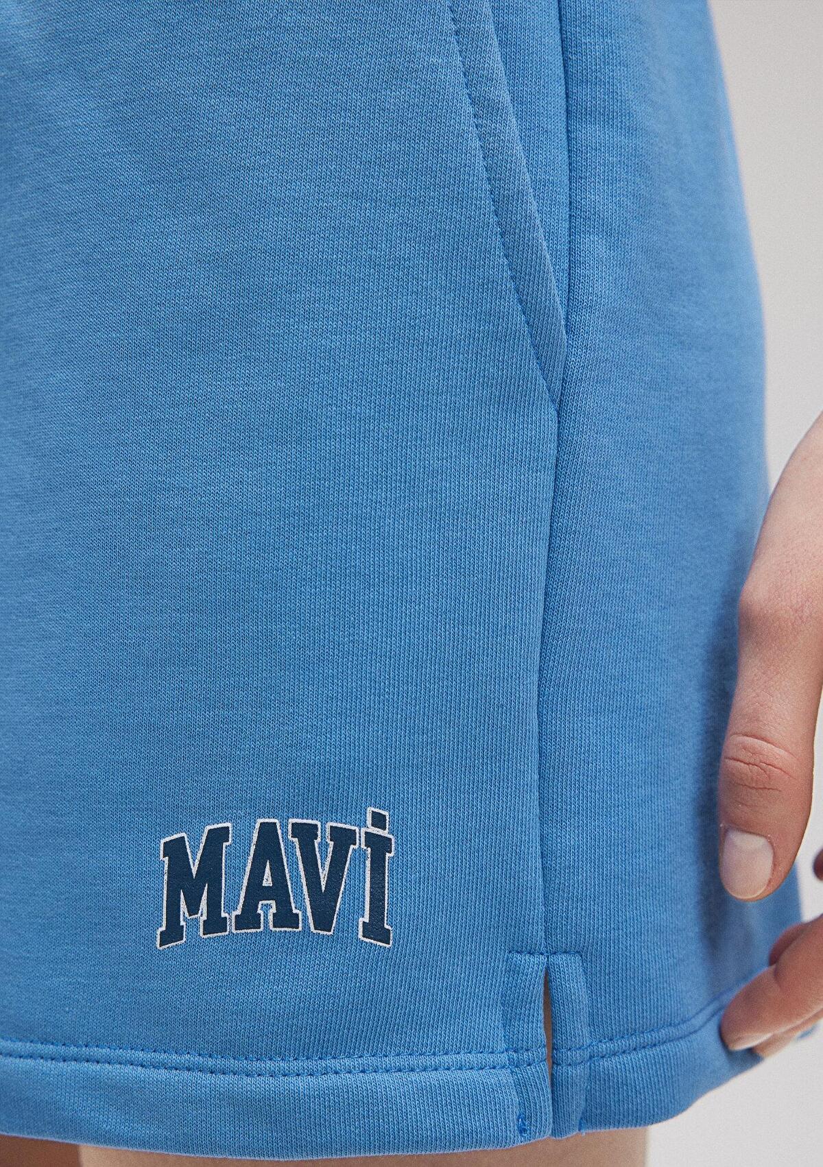 Mavi Şort M1410155-86659 Mavi