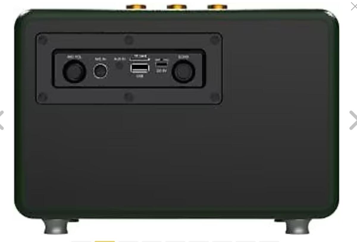 Linktech Bluetooth Hoparlör Premium Mikrofonlu M408 100W Retro