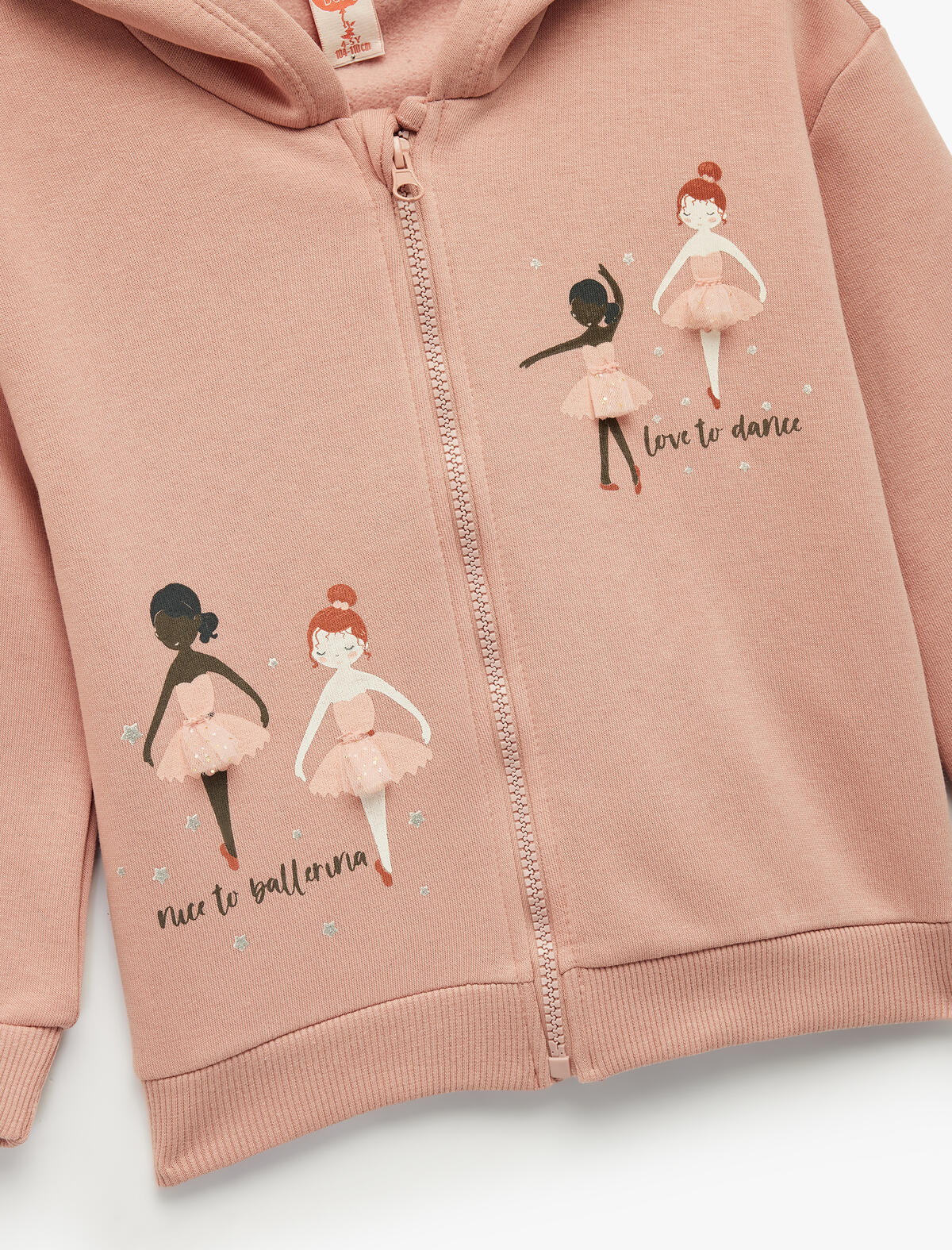 Koton Sweatshirt Kız Bebek 6WMG10007AK Pembe Koton Sweatshirt Kız Bebek 6WMG10007AK Pembe