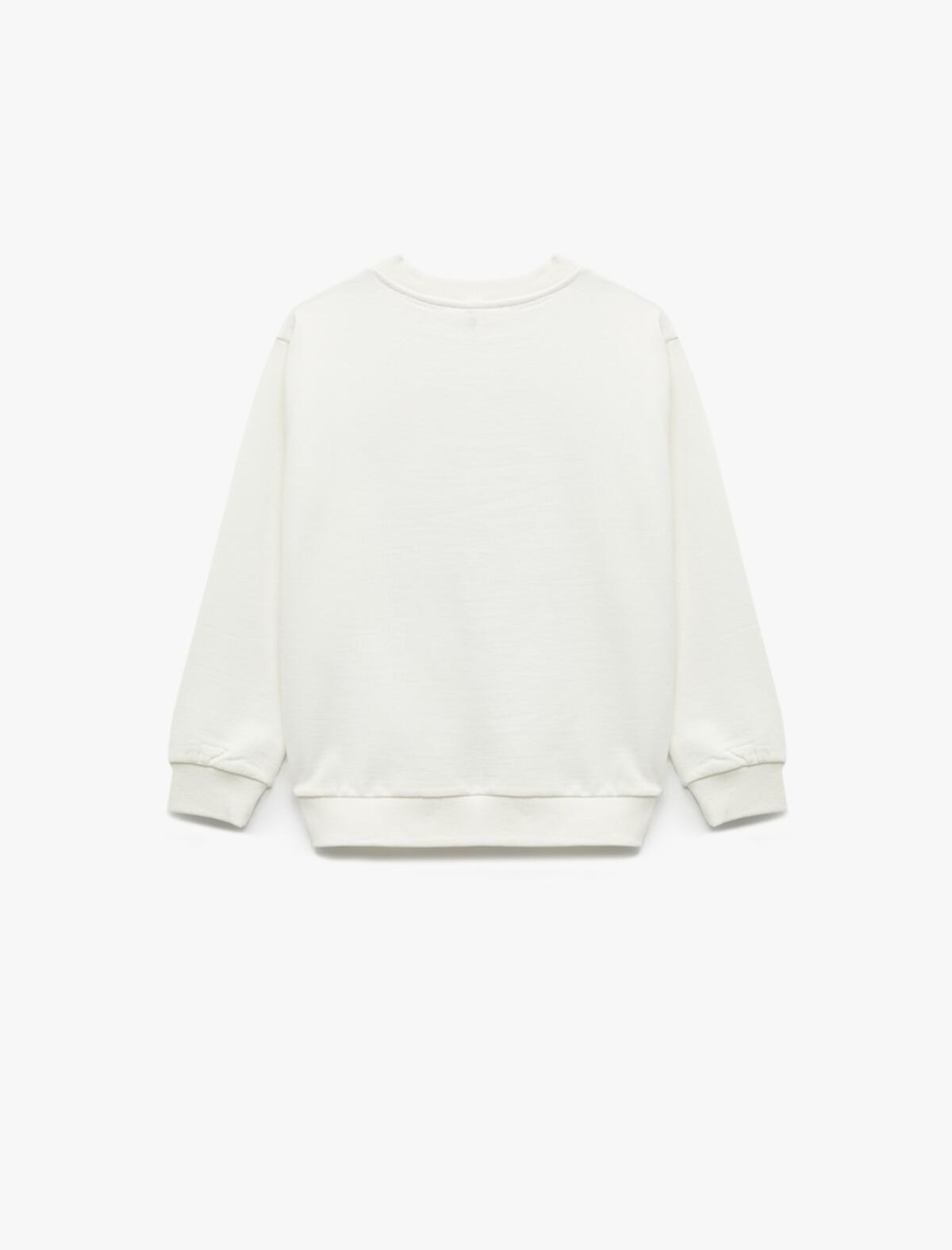 Koton Sweatshirt Erkek Çocuk 6WKB10172TK Ekru