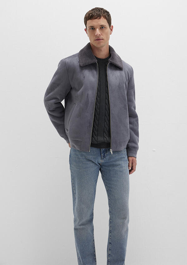 Mavi Erkek Mont M0110450-80776 Gri