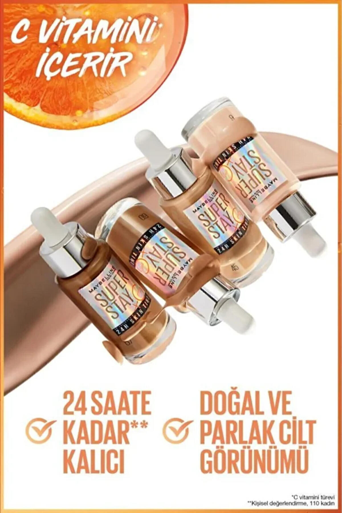 Maybelline Fondöten Superstay 24H Skin Tint No:40