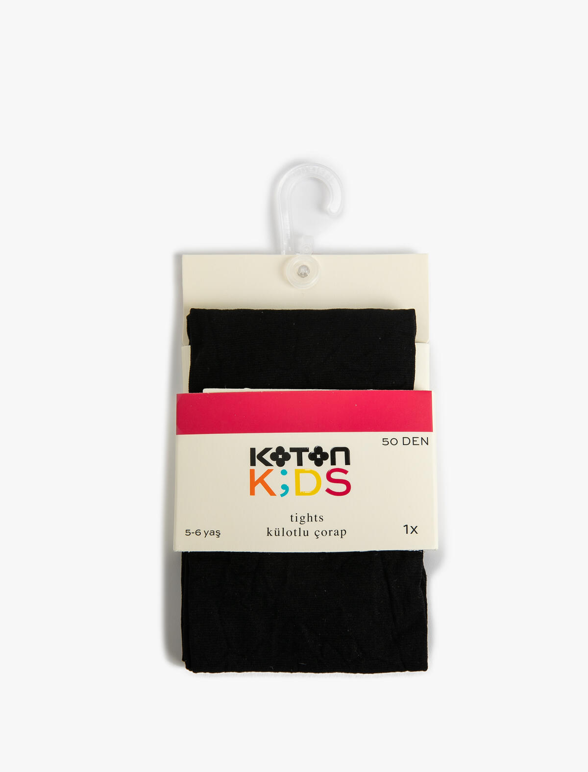 Koton Çorap Kız Çocuk 4WKG80009AA Siyah