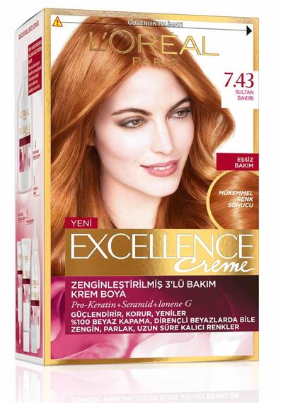 Excellence Saç Boyası No:7.43 Sultan Bakır (Dy)